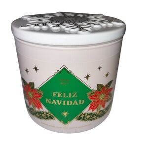 Bath & Body Works 3 wick candle Feliz Navidad Champurrado scent new in package